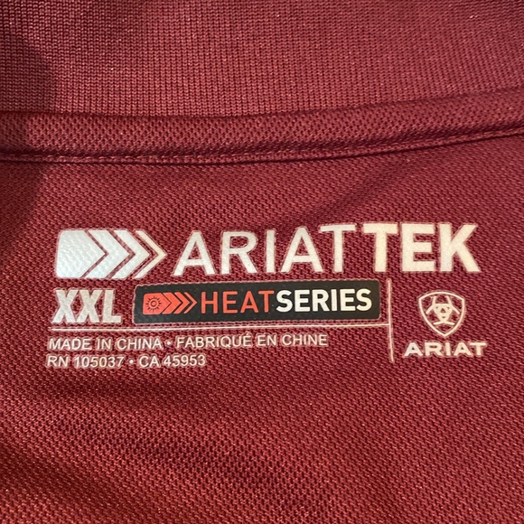 ARIAT TEK - Heat series polo shirt. Size XXL - Picture 4 of 7